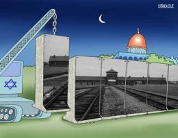 Israeli Apartheid wall cartoon